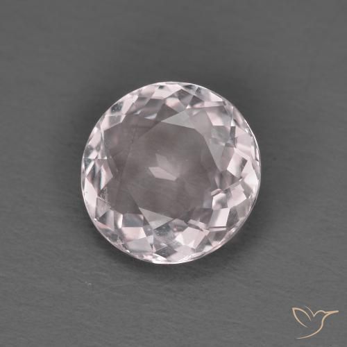 1.22 ct Pink Morganite Stone, Natural Morganite in Round Facet Shape for Sale