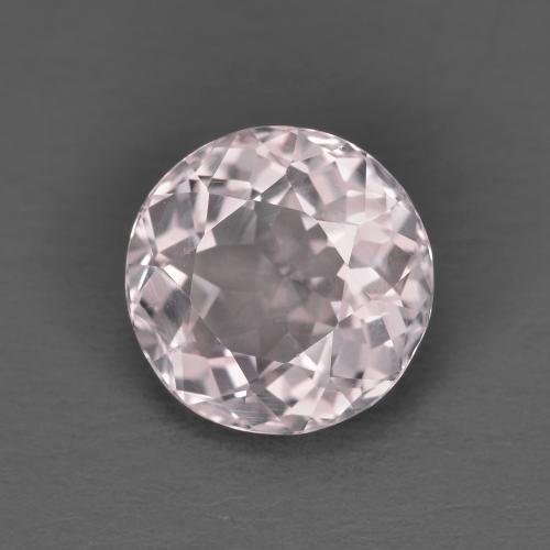 1.85 ct Pink Morganite Stone, Natural Morganite in Round Facet Shape for Sale