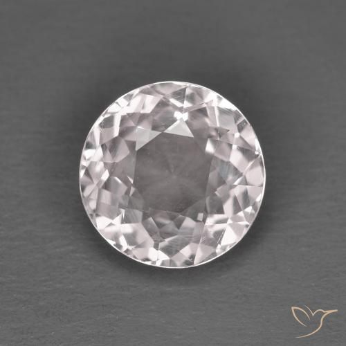 1.40ct Natural Light Pink Morganite, Round, VS