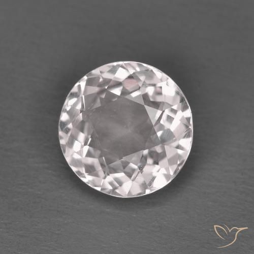 1.40 ct Pink Morganite Stone, Natural Morganite in Round Facet Shape for Sale