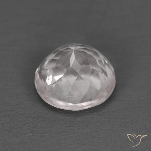 Morganite Gemstone in 7 mm (calibrated) Size for Sale, Morganite Stone in Light Pink Color