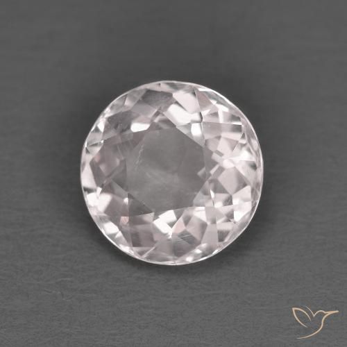 1.23ct Natural Light Pink Morganite, Round, VS