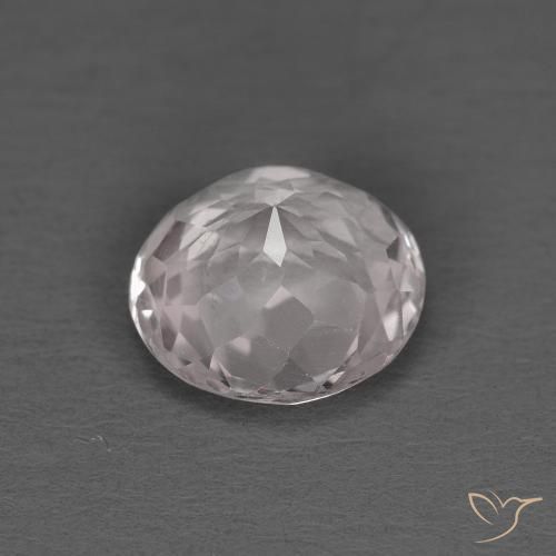Morganite Gemstone in 7 mm (calibrated) Size for Sale, Morganite Stone in Light Pink Color