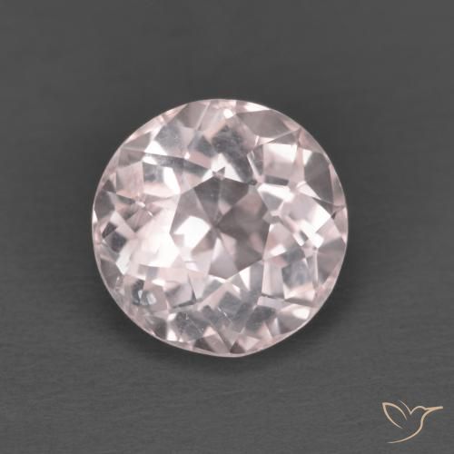 1.63 قيراط مورغانيت وردي ، <cite dir="ltr" lang="en">7.6</cite> ملم قص دائري من أفغانستان, Photo A