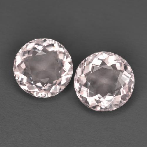 Light Pink Morganite Gem - 1.6ct Round Facet (ID: 587291)