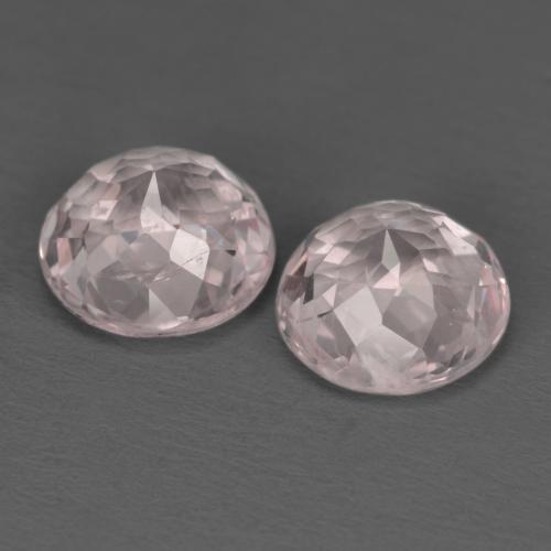 Morganite Gemstones in 7 mm (calibrated) Size for Sale, Morganite Stones in Flamingo Pink Color