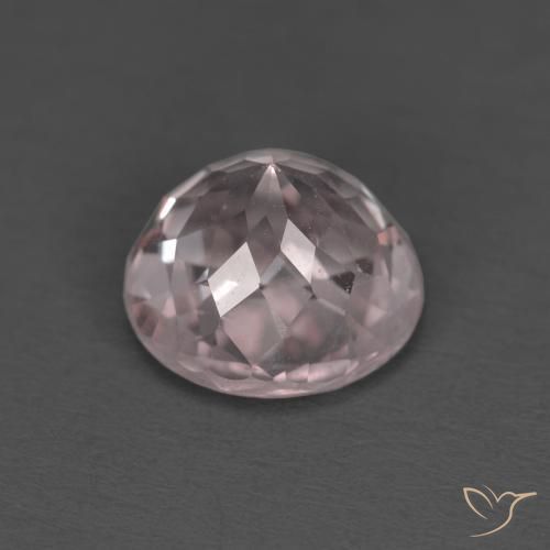 Morganite Gemstone in 7.5 mm (calibrated) Size for Sale, Morganite Stone in Very Light Rose Pink Color