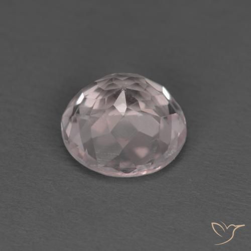 Morganite Gemstone in 7 mm (calibrated) Size for Sale, Morganite Stone in Light Pink Color