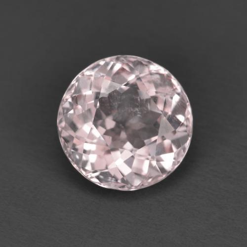1.60 ct Pink Morganite Stone, Natural Morganite in Round Facet Shape for Sale
