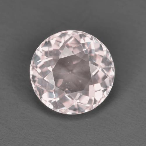 Flamingo Pink Morganite Gem - 1.7ct Sfaccettatura rotonda (ID: 587314)