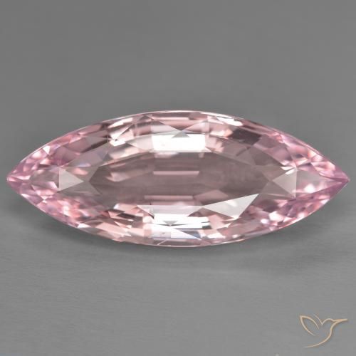 13.37 قيراط مورغانيت وردي ، <cite dir="ltr" lang="en">27.5 x 10.9</cite> ملم ماركيز مقطوع من أفغانستان, Photo A