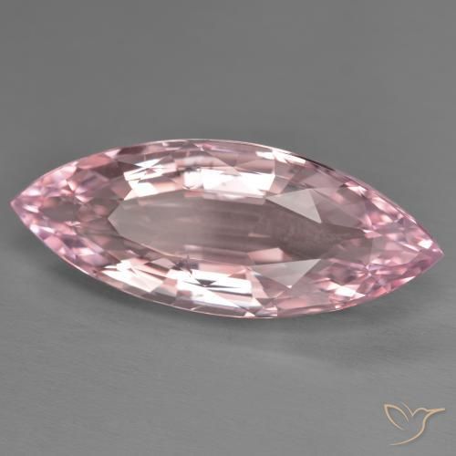 13.37 ct Pink Morganite Stone, Natural Morganite in Marquise Facet Shape for Sale