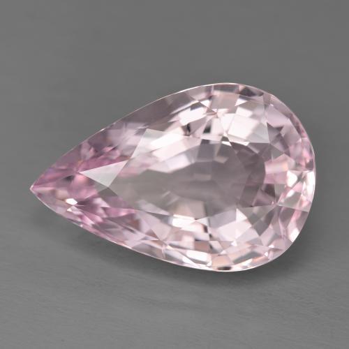 11.77 ct Pink Morganite Stone, Natural Morganite in Pear Facet Shape for Sale