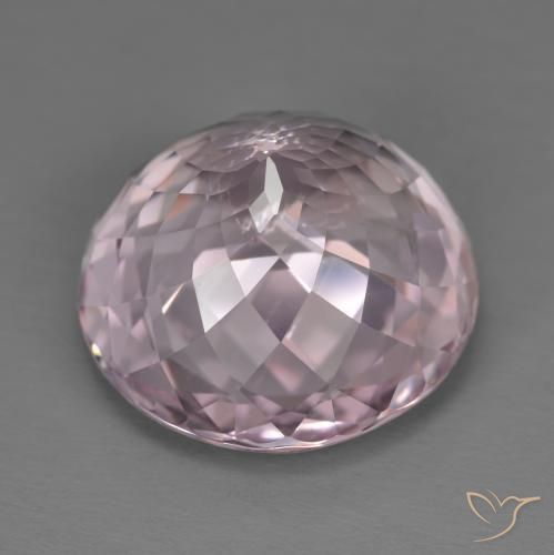 Morganite Gemstone in 17 mm (calibrated) Size for Sale, Morganite Stone in Light Pink Color