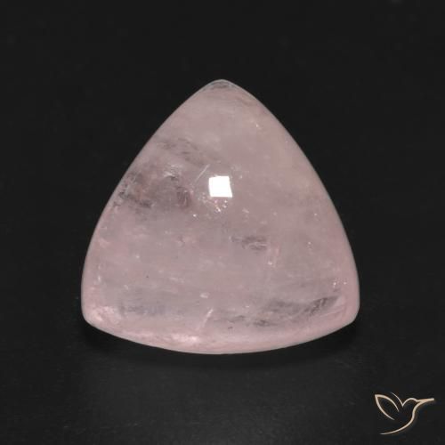 5.31ct Natural Rose Pink Morganite, Trillion, Translucent