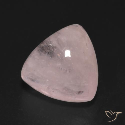 5.31 ct Pink Morganite Stone, Natural Morganite in Trillion Cabochon Shape for Sale