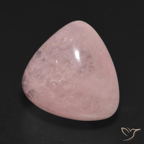 12.36 ct Pink Morganite Stone, Natural Morganite in Trillion Cabochon Shape for Sale
