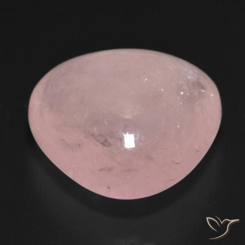 Morganite Gemstone in 16.7 x 16.2 mm Size for Sale, Morganite Stone in Coral Pink Color