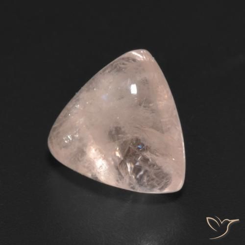 2.44ct Natural Very Light Pink Morganite, Trillion, Translucent