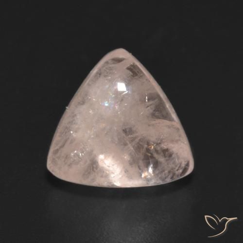 2.44 ct Pink Morganite Stone, Natural Morganite in Trillion Cabochon Shape for Sale