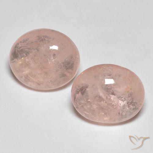 15.42 ct Pink Morganite, 14 x 12.1 mm Oval Cut From Afghanistan, Photo A