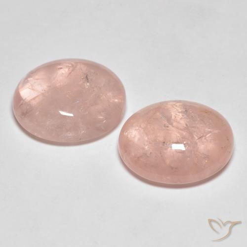 Morganite Gemstones in 14 x 12 mm (calibrated) Size for Sale, Morganite Stones in Light Pink Color