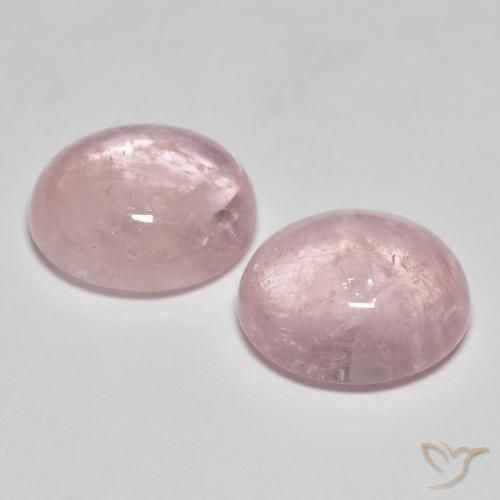 Morganite Gemstones in 12 x 10 mm (calibrated) Size for Sale, Morganite Stones in Medium Light-Pink Color