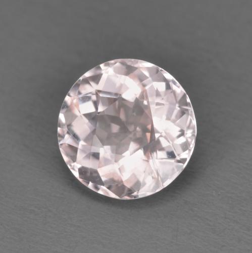 1.19 ct Pink Morganite Stone, Natural Morganite in Round Facet Shape for Sale