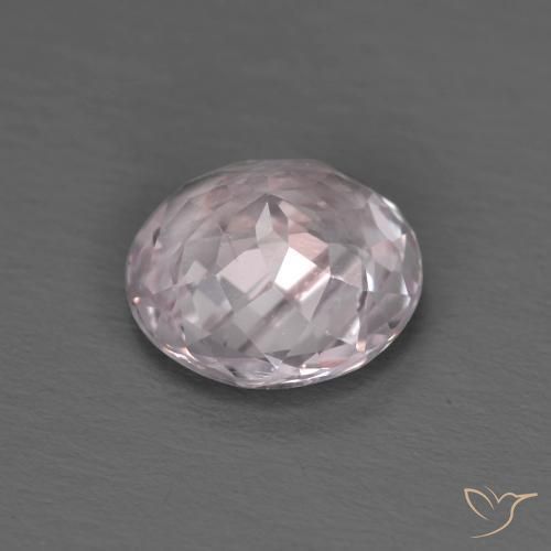 Morganite Gemstone in 7.5 mm (calibrated) Size for Sale, Morganite Stone in Very Light Rose Pink Color