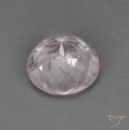 Morganite Gemstone in 7 mm (calibrated) Size for Sale, Morganite Stone in Light Pink Color