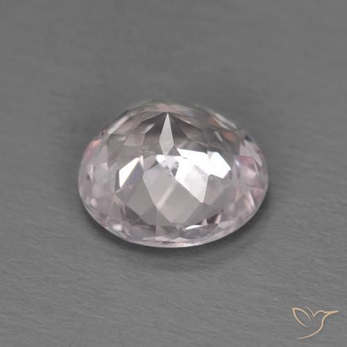 Morganite Gemstone in 7.5 mm (calibrated) Size for Sale, Morganite Stone in Very Light Pink Color