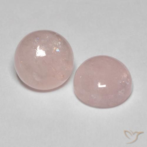 4.71ctw Natural Rose Pink Morganite, Round, Translucent