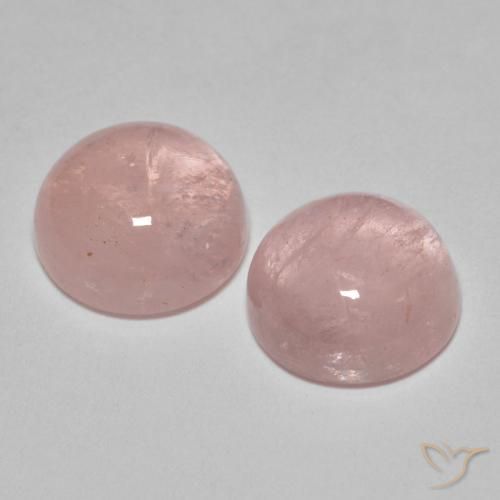 Morganite Gemstones in 10 mm (calibrated) Size for Sale, Morganite Stones in Light Pink Color
