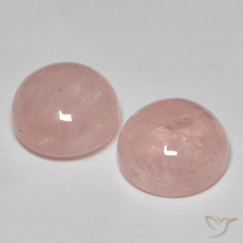 Morganite Gemstones in 10 mm (calibrated) Size for Sale, Morganite Stones in Flamingo Pink Color