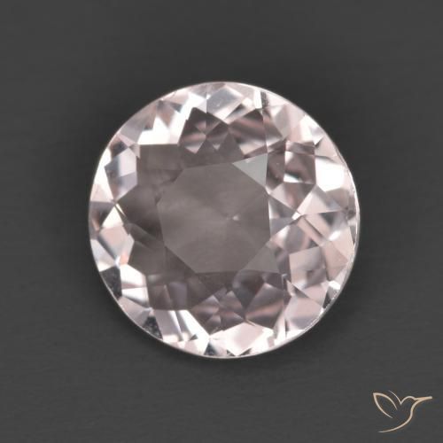 1.16 ct Pink Morganite Stone, Natural Morganite in Round Facet Shape for Sale