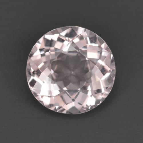 Morganite Rose round facet 7,4mm d'Afghanistan, poids de 1,18 ct, pierre gemme naturelle Non traité de pureté vvs, 1 pièce Morganite, couleur : Rose clair, dureté de Mohs de 7.5 à 8 convient aux bijoux de tous les jours, pierre de sagesse, Photo A