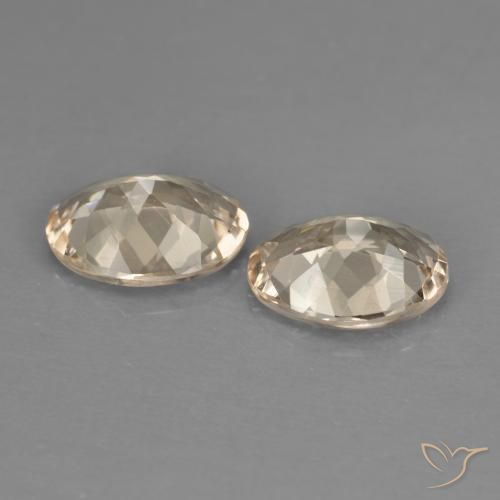 Morganite Gemstones in 8 x 6 mm (calibrated) Size for Sale, Morganite Stones in Medium Pink Color