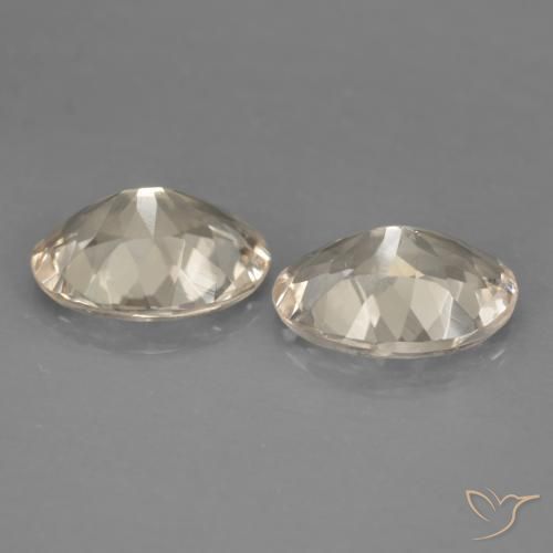 Morganite Gemstones in 7.8 x 5.6 mm Size for Sale, Morganite Stones in Medium Pink Color
