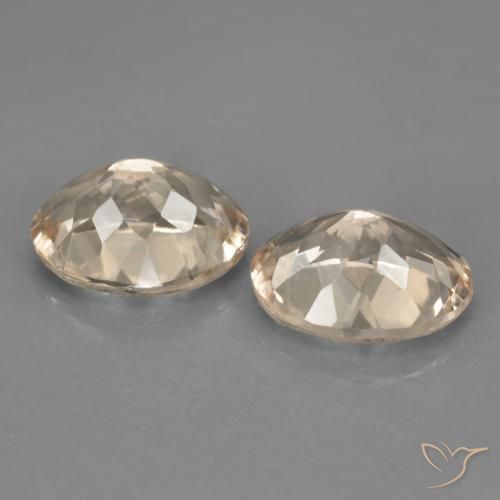 Morganite Gemstones in 8 x 6 mm (calibrated) Size for Sale, Morganite Stones in Medium Pink Color