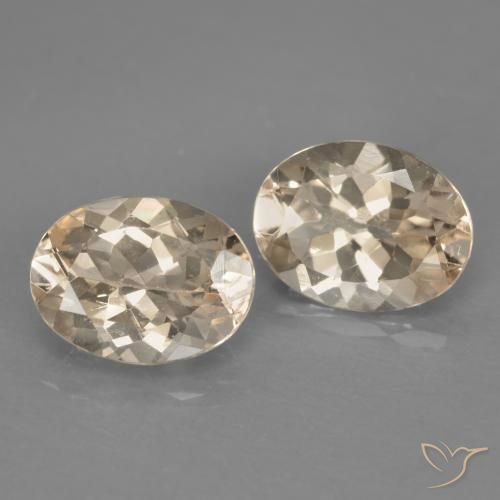 2.09 ctw Pink Morganite Stones, Natural Morganite in Oval Facet Shape for Sale