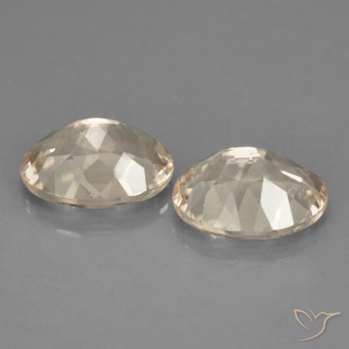 Morganite Gemstones in 8 x 6 mm (calibrated) Size for Sale, Morganite Stones in Salmon Pink Color