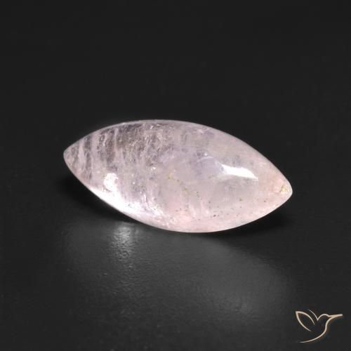 2.59 ct Pink Morganite Stone, Natural Morganite in Marquise Cabochon Shape for Sale