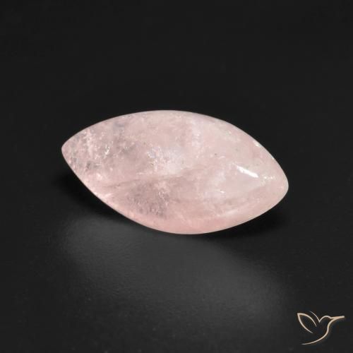 2.74 ct Pink Morganite Stone, Natural Morganite in Marquise Cabochon Shape for Sale
