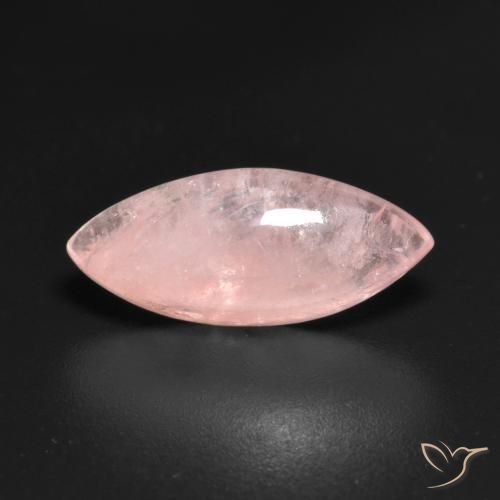 4.63ct Natural Medium Pink Morganite, Marquise, Translucent