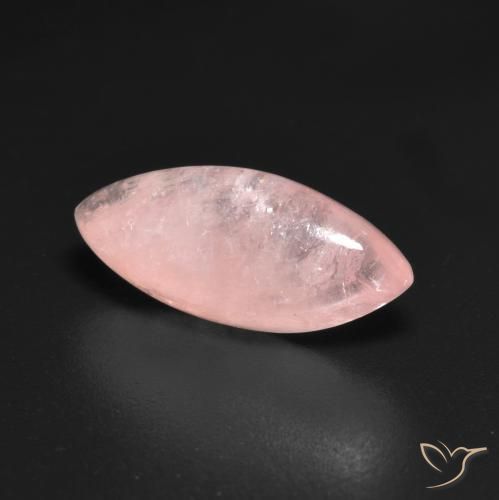 4.63 ct Pink Morganite Stone, Natural Morganite in Marquise Cabochon Shape for Sale