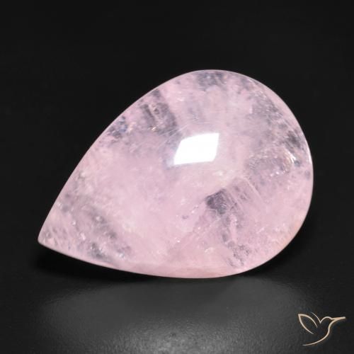 8.91 ct Pink Morganite Stone, Natural Morganite in Pear Cabochon Shape for Sale