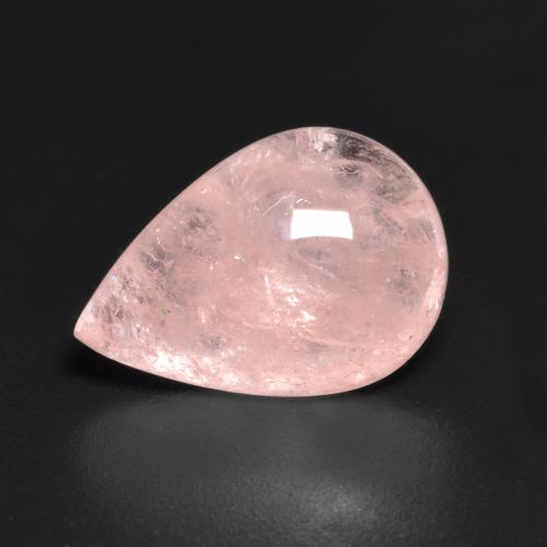 Light Pink Morganite Gem - 4.5ct Pear Cabochon (ID: 597765)