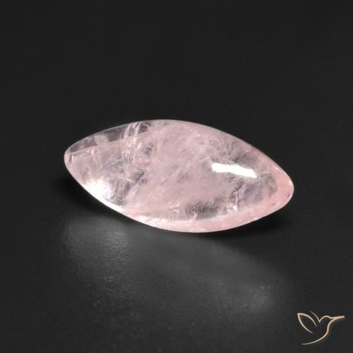 2.41 ct Pink Morganite Stone, Natural Morganite in Marquise Cabochon Shape for Sale
