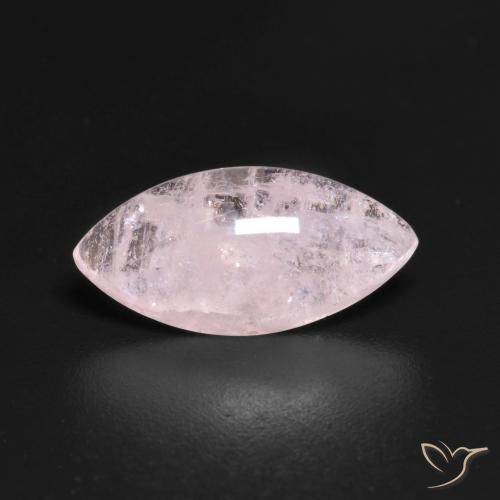 2.34 ct Pink Morganite, 13.9 x 6.9 mm Marquise Cut From Afghanistan, Photo A