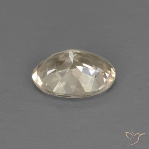 Morganite Gemstone in 8 x 6 mm (calibrated) Size for Sale, Morganite Stone in Light Golden Color